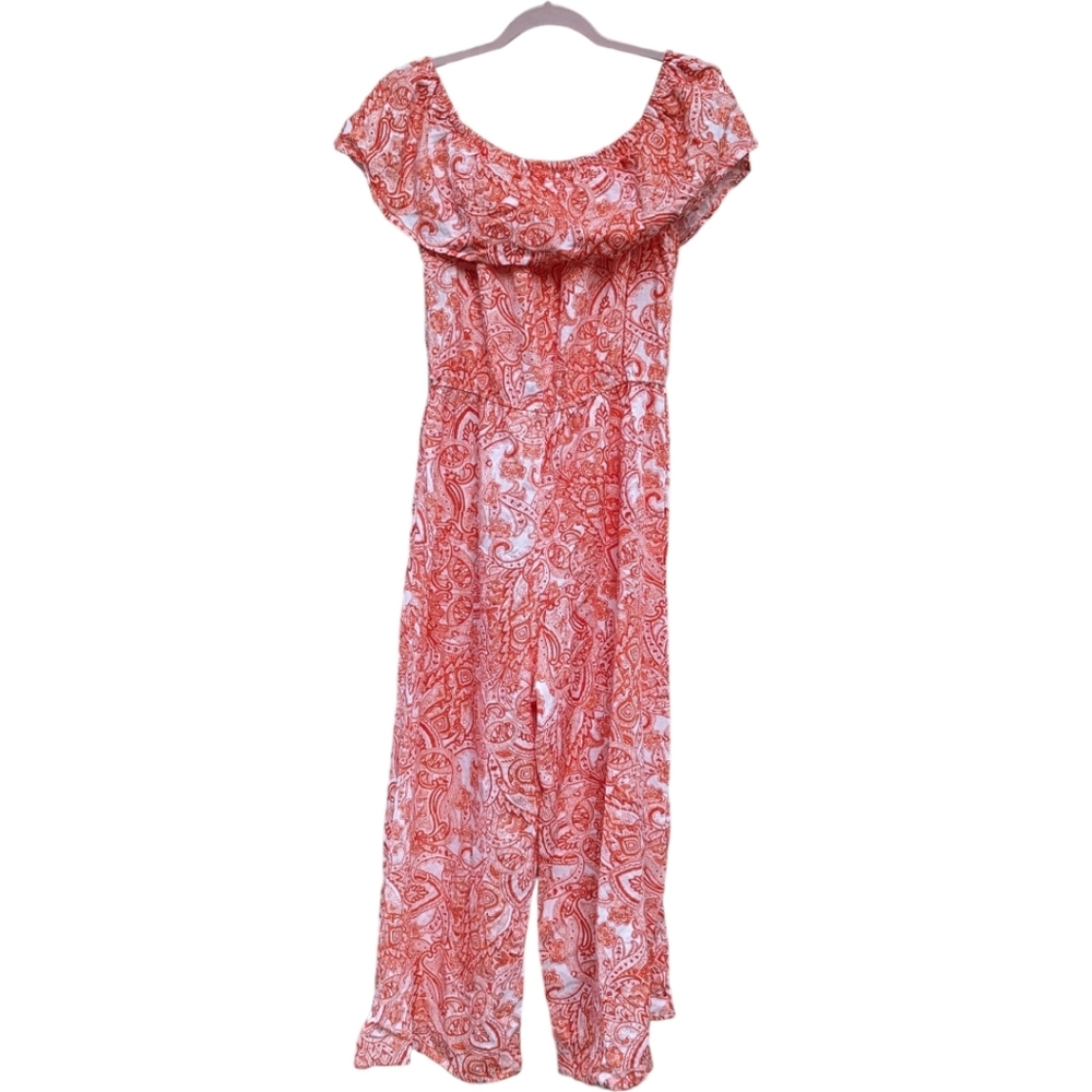 Chloe+Rene‎ Orange Jumpsuit Sz Medium